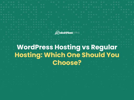 wordpress hosting vs regular hosting